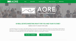 Desktop Screenshot of aore.com